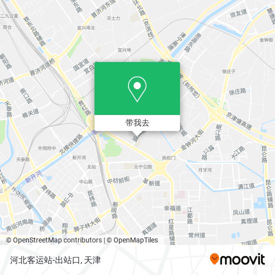河北客运站-出站口地图