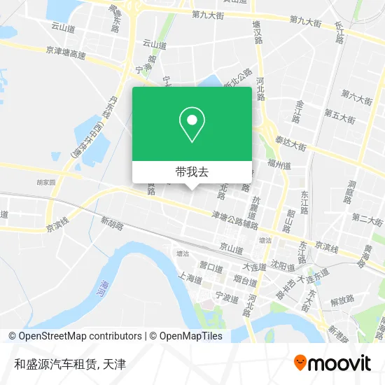和盛源汽车租赁地图
