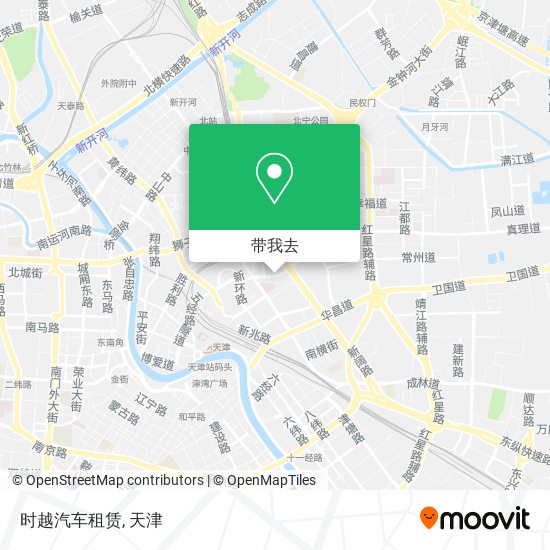 时越汽车租赁地图