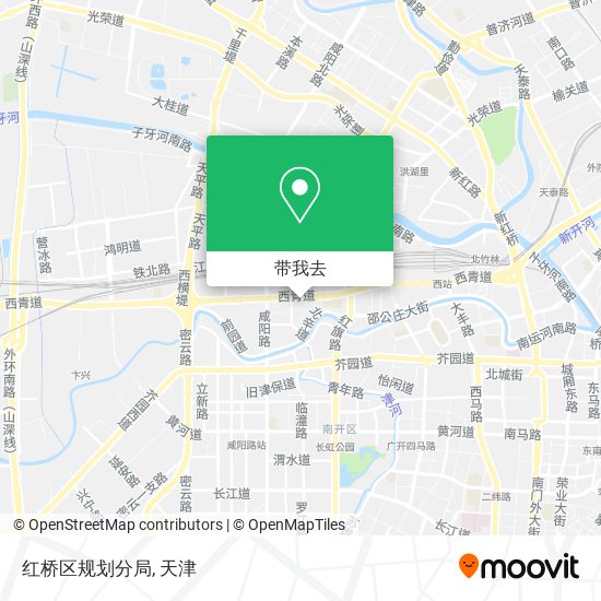 红桥区规划分局地图