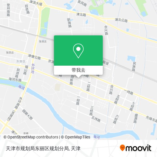 天津市规划局东丽区规划分局地图