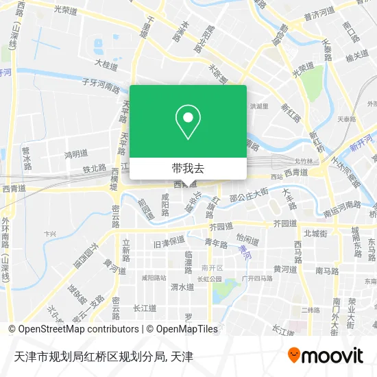 天津市规划局红桥区规划分局地图