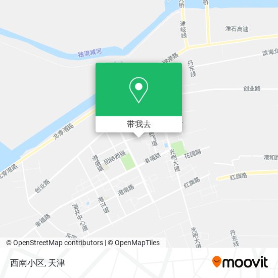 西南小区地图