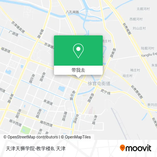 天津天狮学院-教学楼B地图