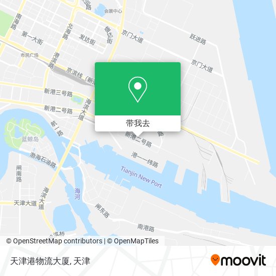 天津港物流大厦地图