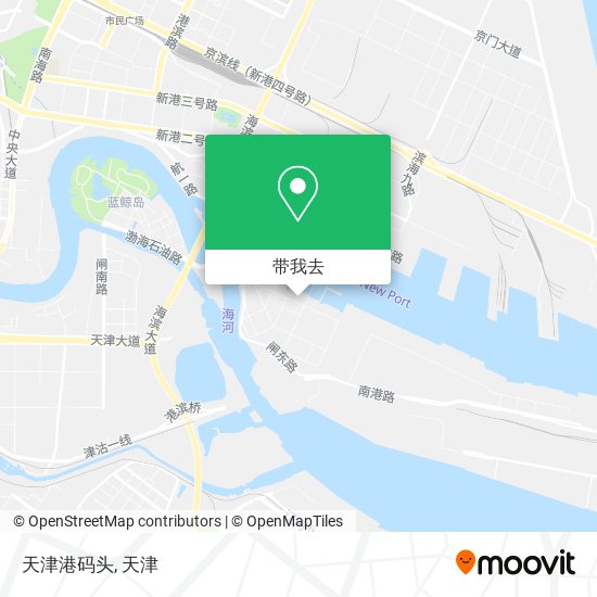 天津港码头地图