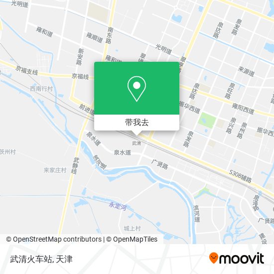 武清火车站地图