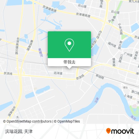 滨瑞花园地图