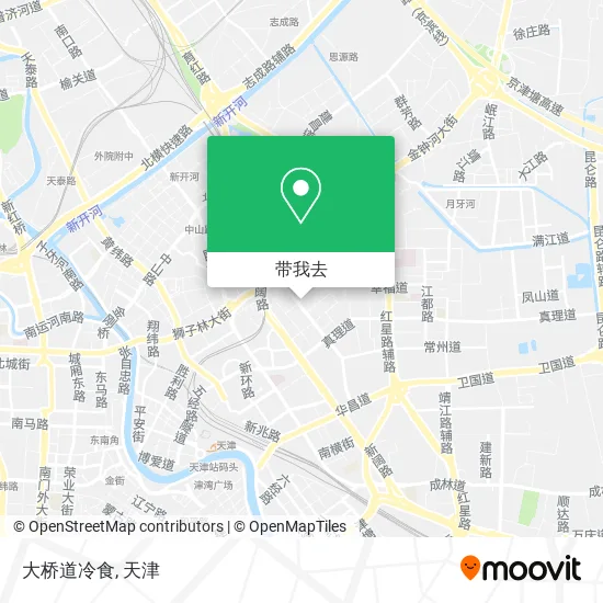 大桥道冷食地图