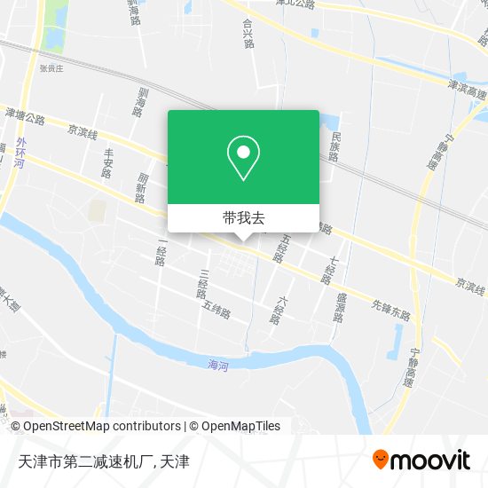 天津市第二减速机厂地图
