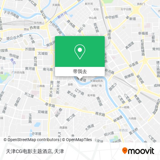 天津CG电影主题酒店地图