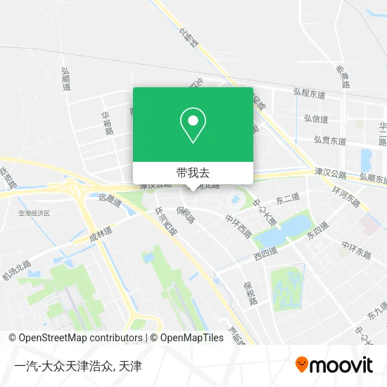一汽-大众天津浩众地图