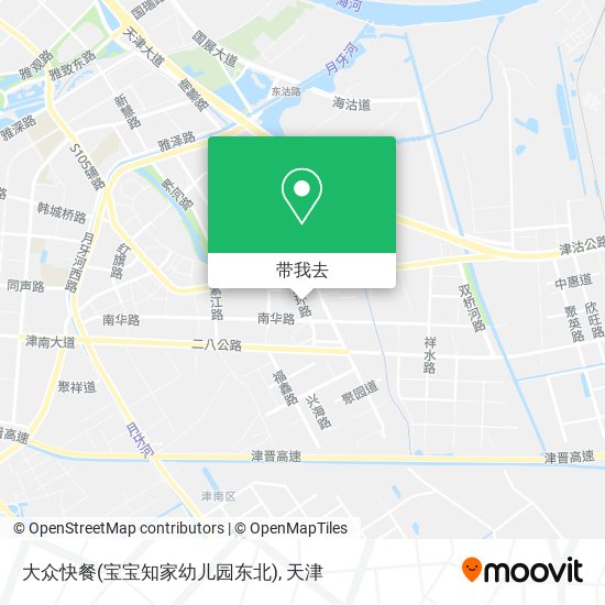 大众快餐(宝宝知家幼儿园东北)地图