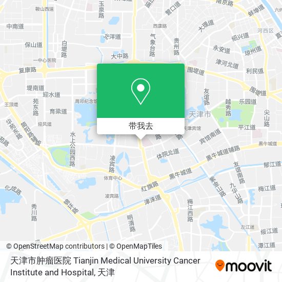 天津市肿瘤医院 Tianjin Medical University Cancer Institute and Hospital地图