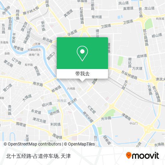 北十五经路-占道停车场地图