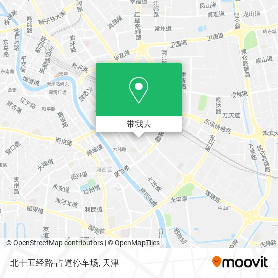 北十五经路-占道停车场地图