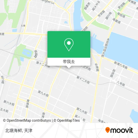 北塘海鲜地图