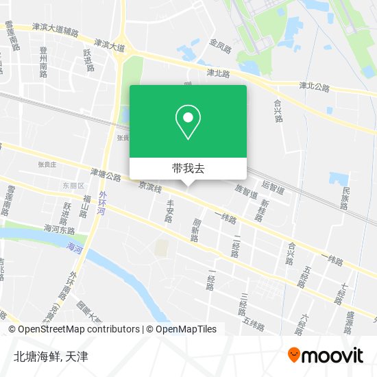 北塘海鲜地图