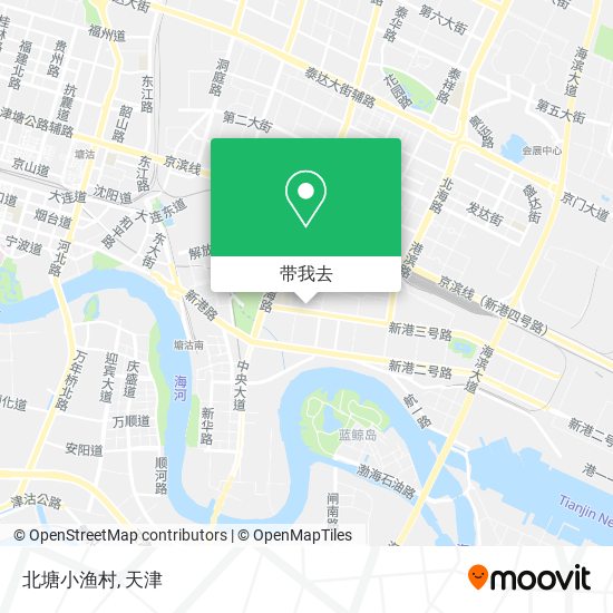 北塘小渔村地图