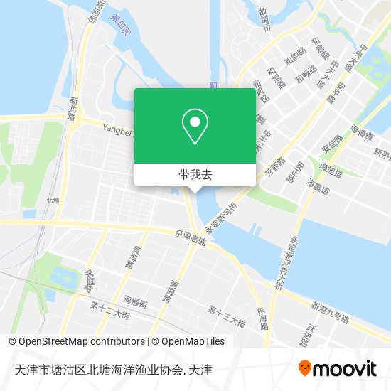 天津市塘沽区北塘海洋渔业协会地图