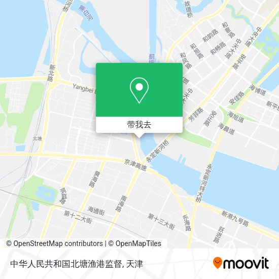 中华人民共和国北塘渔港监督地图