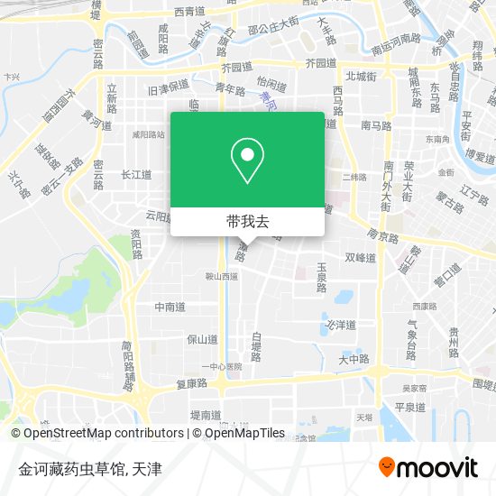 金诃藏药虫草馆地图