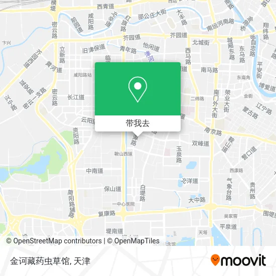 金诃藏药虫草馆地图
