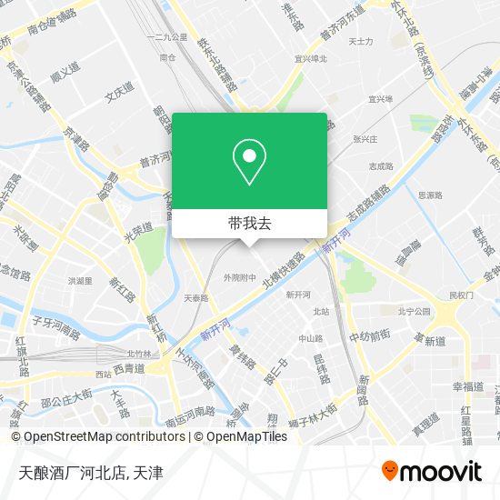 天酿酒厂河北店地图