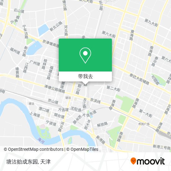 塘沽贻成东园地图