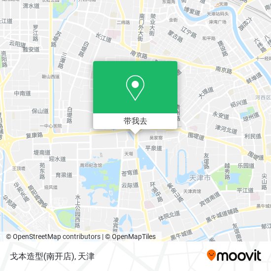 戈本造型(南开店)地图