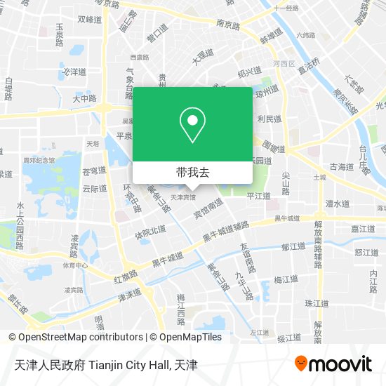天津人民政府 Tianjin City Hall地图