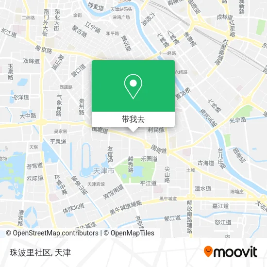 珠波里社区地图