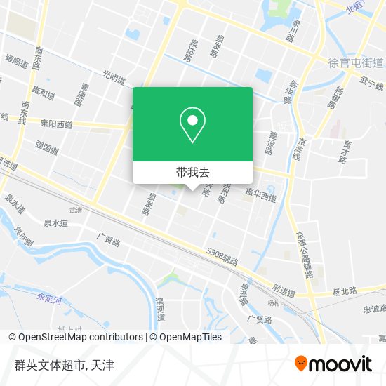 群英文体超市地图