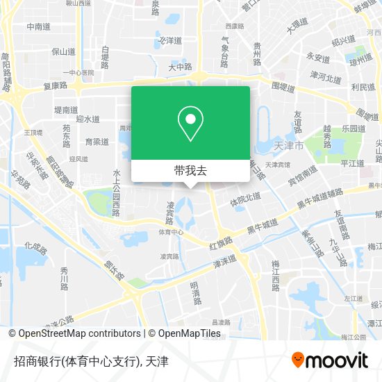 招商银行(体育中心支行)地图