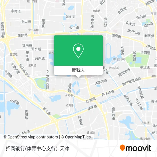 招商银行(体育中心支行)地图