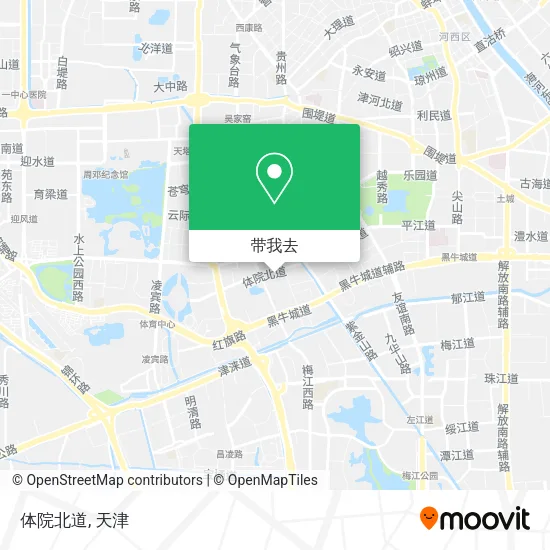 体院北道地图