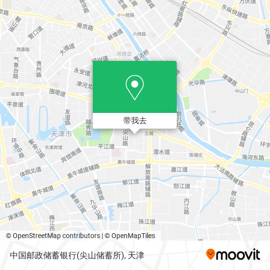 中国邮政储蓄银行(尖山储蓄所)地图