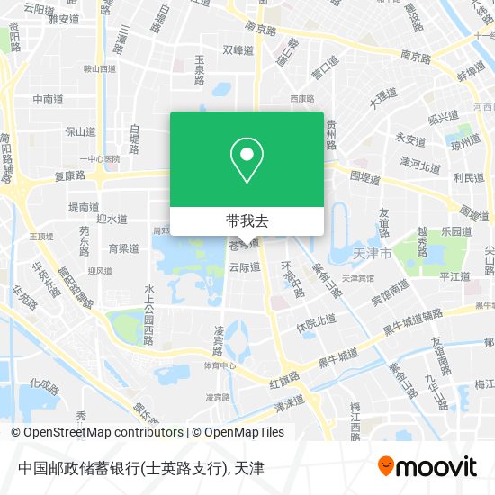 中国邮政储蓄银行(士英路支行)地图