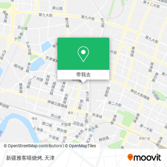 新疆雅客嘻烧烤地图