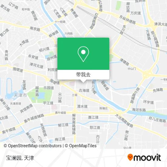 宝澜园地图