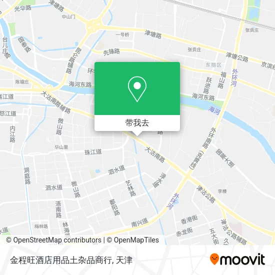 金程旺酒店用品土杂品商行地图