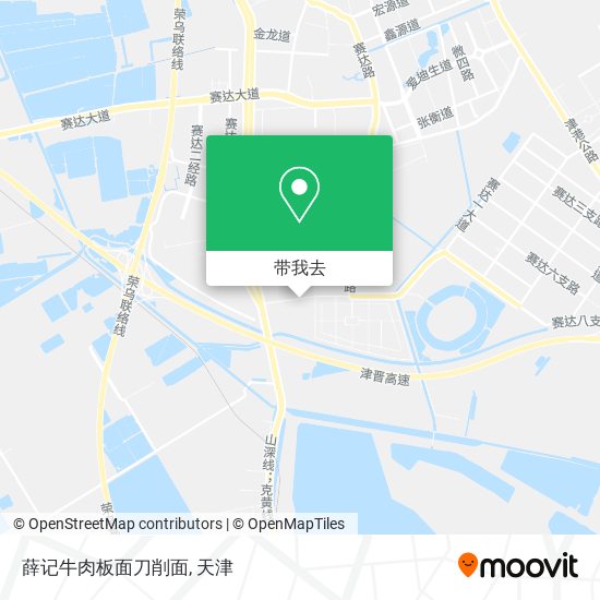 薛记牛肉板面刀削面地图