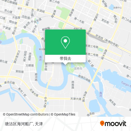 塘沽区海河船厂地图