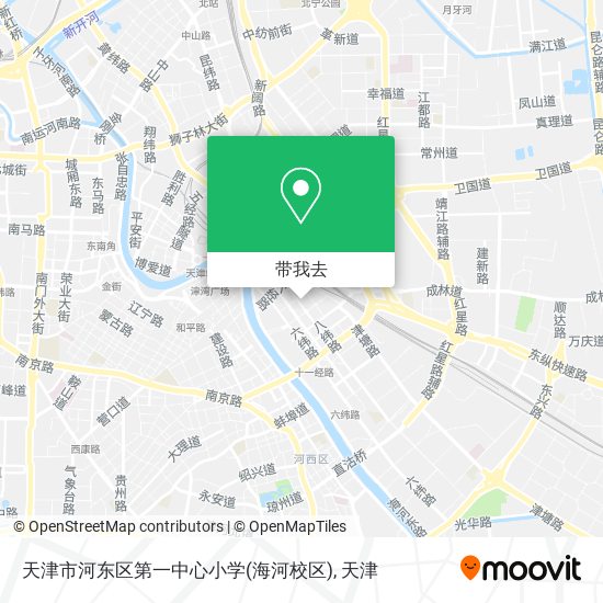 天津市河东区第一中心小学(海河校区)地图