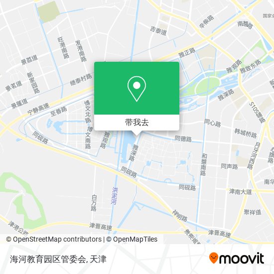 海河教育园区管委会地图