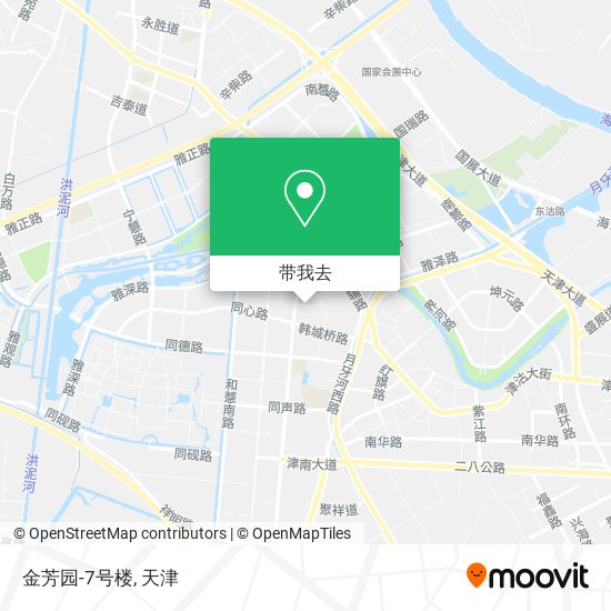 金芳园-7号楼地图