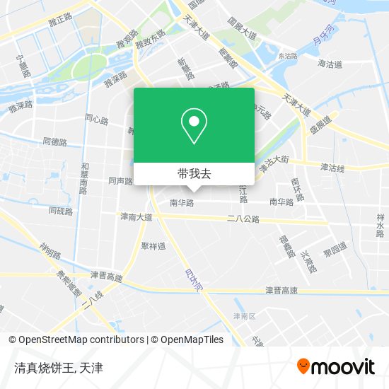 清真烧饼王地图