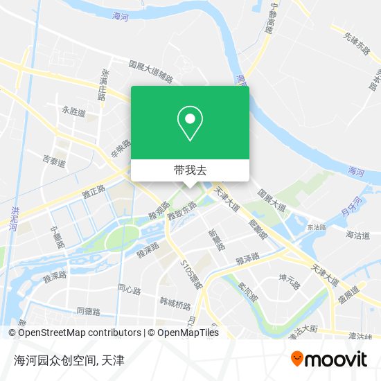 海河园众创空间地图