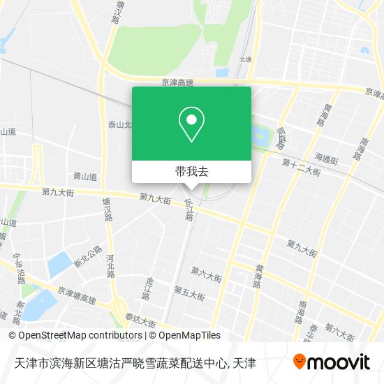 天津市滨海新区塘沽严晓雪蔬菜配送中心地图