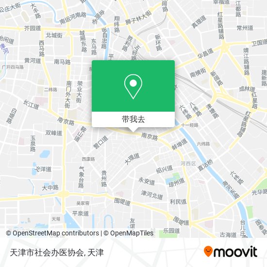 天津市社会办医协会地图